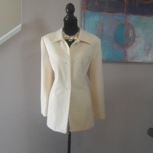 Vintage Jon Lawrence/ Wool/Creme/ Coat